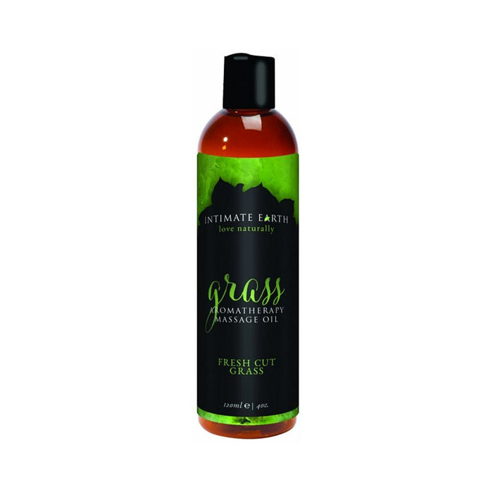 Intimate Earth Grass Massage Oil 120ml. | cutebutkinky.com