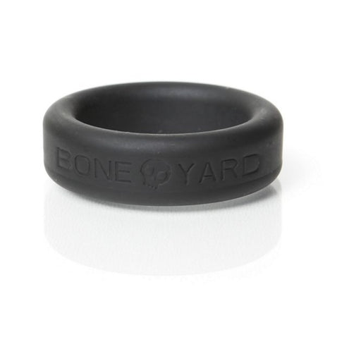 Boneyard Silicone Ring 1.2 inches Black | cutebutkinky.com