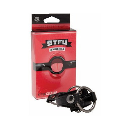 STF Up O Ring Gag Black | cutebutkinky.com