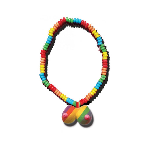 Rainbow Boobie Candy Necklace | cutebutkinky.com