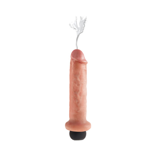 King Cock 7 inches Squirting Dildo Beige | cutebutkinky.com