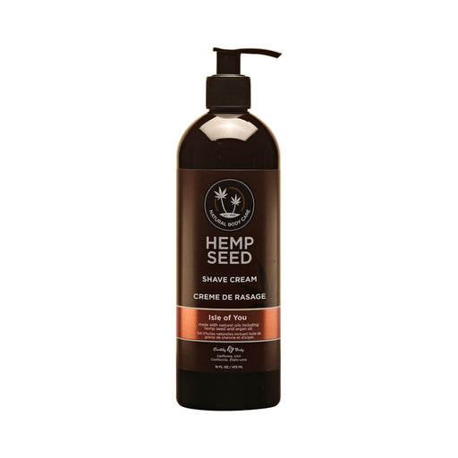 Earthly Body Hemp Seed Shave Cream Isle Of You 16oz | cutebutkinky.com
