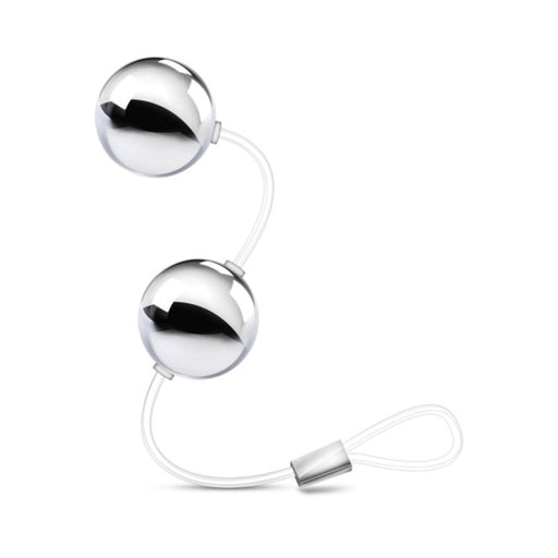 Bonne Beads Weighted Kegel Balls Silver | cutebutkinky.com