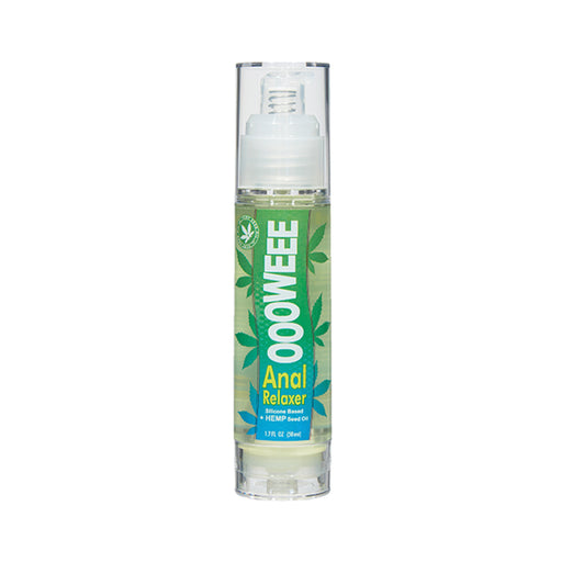 Ooowee Anal Relaxing Silicone Lubricant With Hemp Seed Oil 1.7 Oz Bottle | cutebutkinky.com