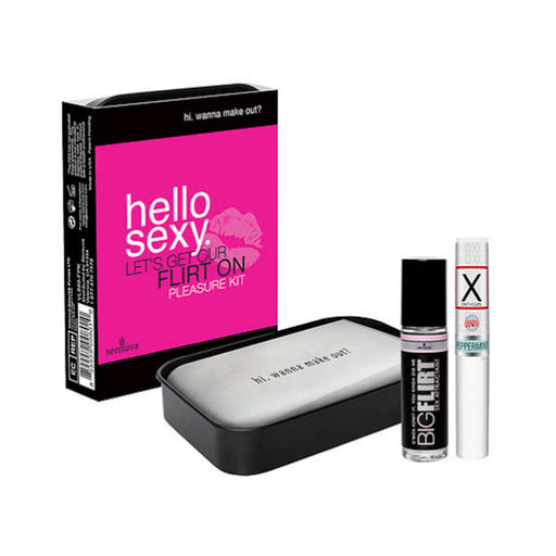 Hello Sexy Lets Get Our Flirt On Pleasure Kit | cutebutkinky.com