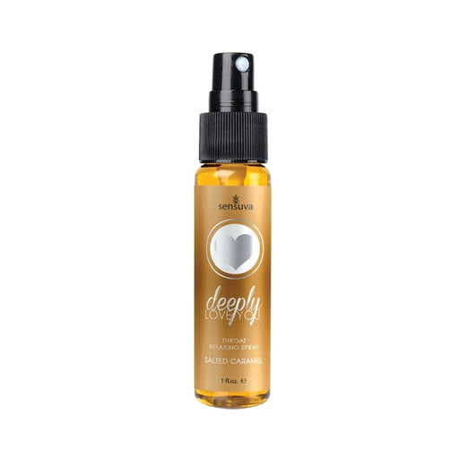 Deeply Love You Salted Caramel Throat Relaxing Spray 1oz Bottle | cutebutkinky.com