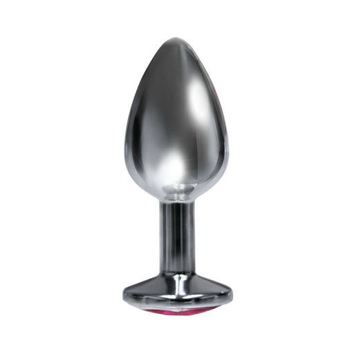 Silver Starter Bejeweled Stainless Steel Plug | cutebutkinky.com
