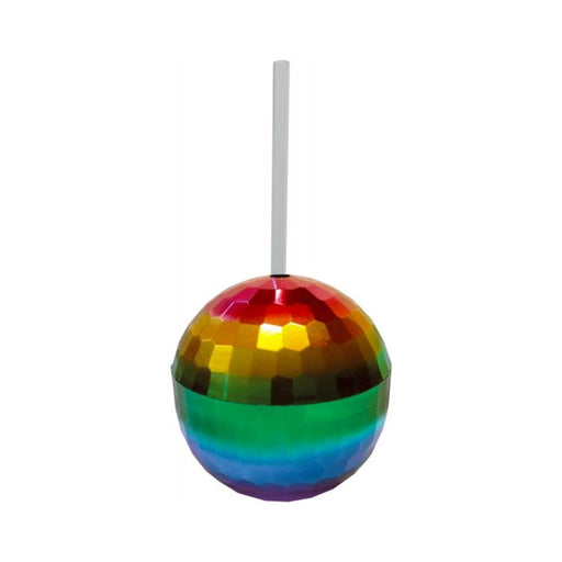 Rainbow Disco Ball Cup | cutebutkinky.com