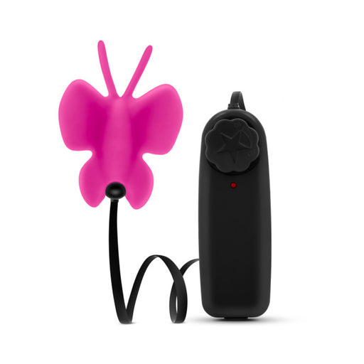 Luxe Butterfly Teaser Pink Clitoral Vibrator | cutebutkinky.com
