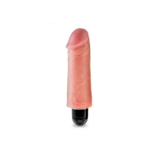 King Cock 5 inches Vibrating Stiffy Beige | cutebutkinky.com