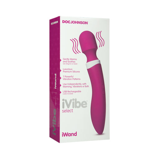 iVibe Select iWand Body Massager Gently Warms | cutebutkinky.com