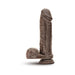 Mr Magic 9 inches Chocolate Brown Dildo with Suction Cup | cutebutkinky.com