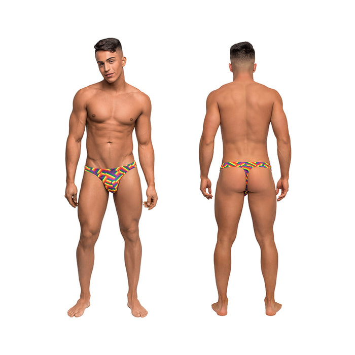 Male Power Pride Fest Bong Thong Print L/xl | cutebutkinky.com