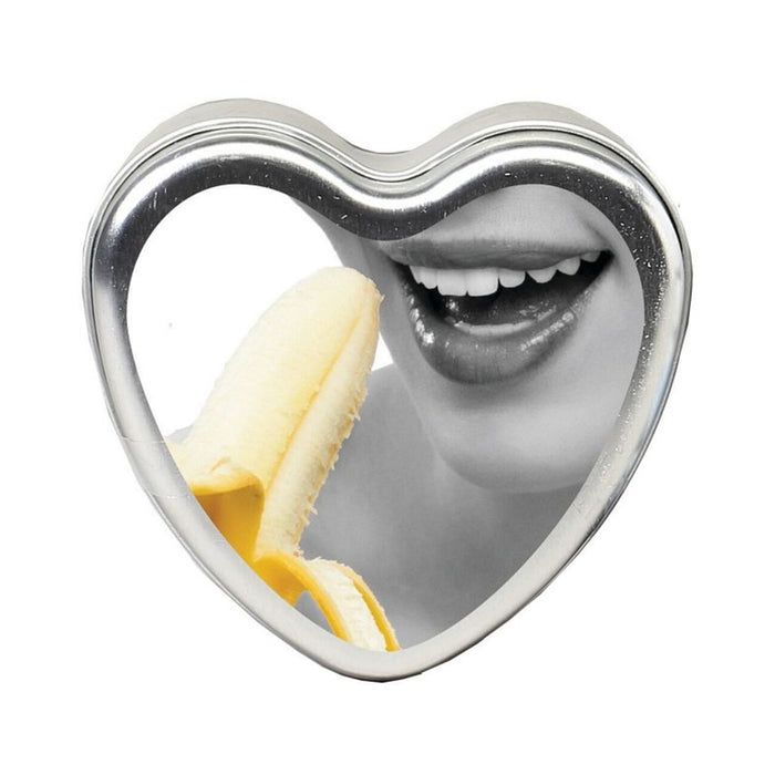 Earthly Body Massage Candle Edible Banana 4oz | cutebutkinky.com