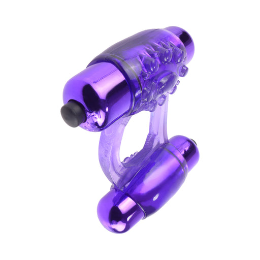 Fcr - Fantasy C-ringz Duo-vibrating Super Ring Purple | cutebutkinky.com