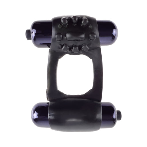 Fantasy C-Ringz Duo Vibrating Super Ring Black | cutebutkinky.com