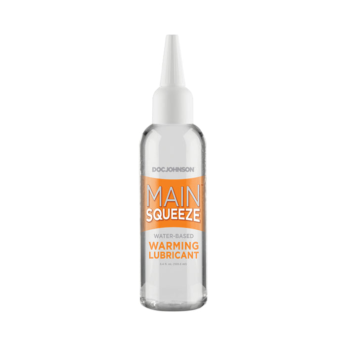 Main Squeeze Warming Water Based Lubricant 3.4oz | cutebutkinky.com
