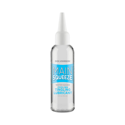 Main Squeeze Cooling Tingling Water Based Lubricant 3.4oz | cutebutkinky.com