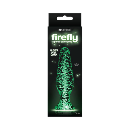 Firefly Glass - Tapered Plug - Clear | cutebutkinky.com