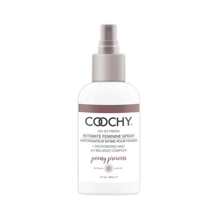 Coochy Intimate Feminine Spray Peony Prowess 4 fluid ounces | cutebutkinky.com
