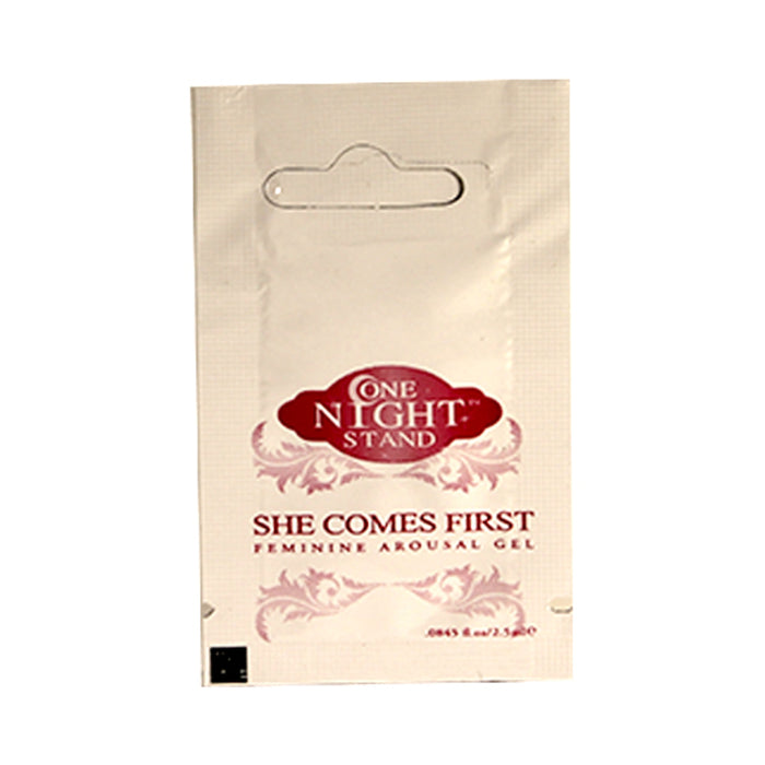 One Night Stand She Comes First Arousal Gel .08oz | cutebutkinky.com