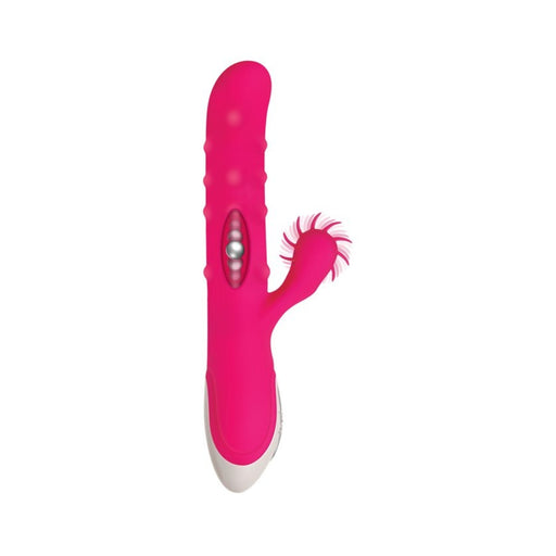 Evolved Love Spun Silicone Rechargeable Pink | cutebutkinky.com