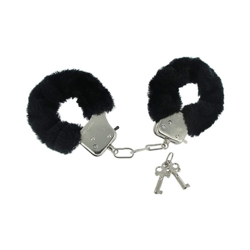 Frisky Caught In Candy Black Furry Cuffs | cutebutkinky.com