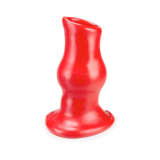 Oxballs Pig Hole Deep-2, Hollow Plug, Large, Red | cutebutkinky.com