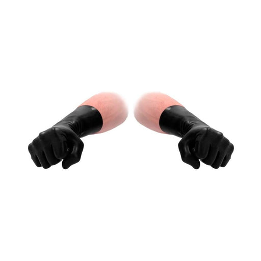 Fist-it Latex Short Gloves - Black | cutebutkinky.com