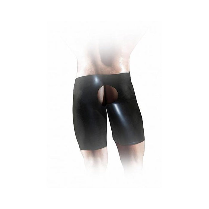 Fist-it Latex Unisex Fisting Short - Black - L/xl | cutebutkinky.com