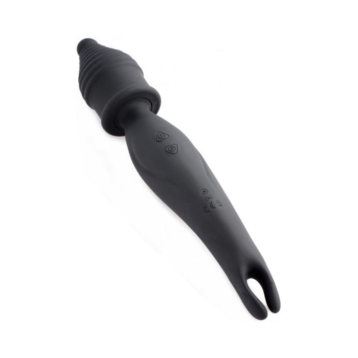 Wand Essentials Dual Diva-2 In 1 Massager, Black