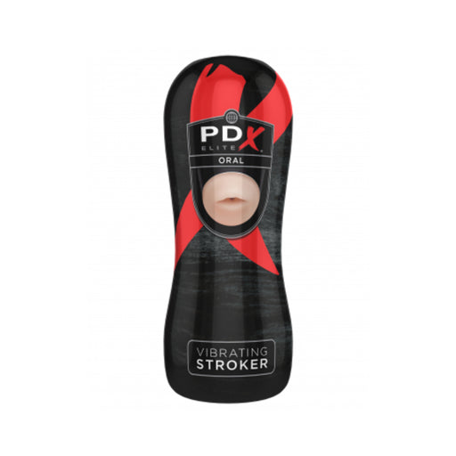 Pdx Elite Vibrating Stroker Oral | cutebutkinky.com