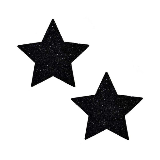 Neva Nude Pasty Star Glitter Black | cutebutkinky.com