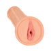 Mistress Bioskin Vibrating Stroker With Pubic Bone 1 Speed Bullet Taylor Vanilla | cutebutkinky.com