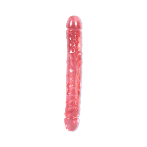 Jellies Jr Double Dong 12 Inch - Pink | cutebutkinky.com