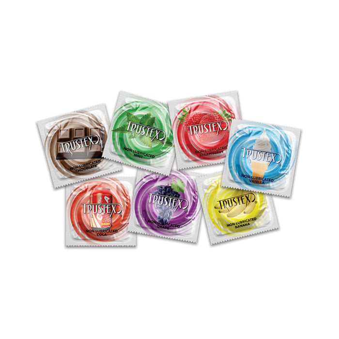 Trustex Flavor Condoms Asst Case