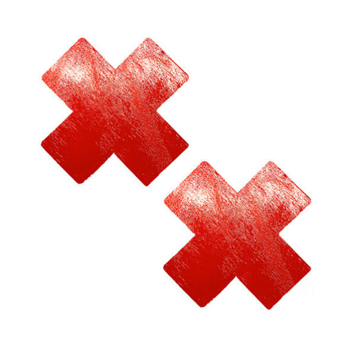 Neva Nude Pasty X Factor Wet Vinyl Red | cutebutkinky.com