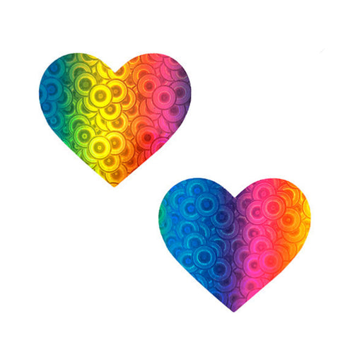 Neva Nude Pasty I Heart U Trippy Kaleidoscope | cutebutkinky.com