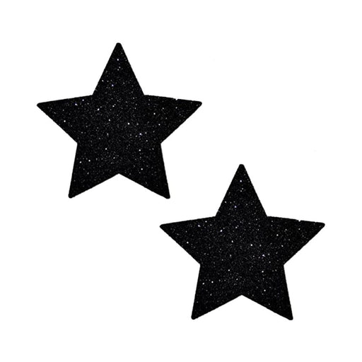Neva Nude Pasty Starry Night Glitter Malice Black Set Of 6 | cutebutkinky.com