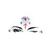 Avalon Adhesive Face Jewels Sticker (6pk) | cutebutkinky.com