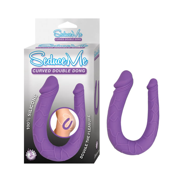 Seduce Me Curved Double Dong Purple | cutebutkinky.com