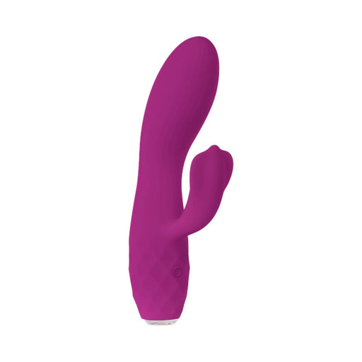 Evolved Glimmer 7 Function Dual Motors Rechargeable Silicone Waterproof Purple | cutebutkinky.com