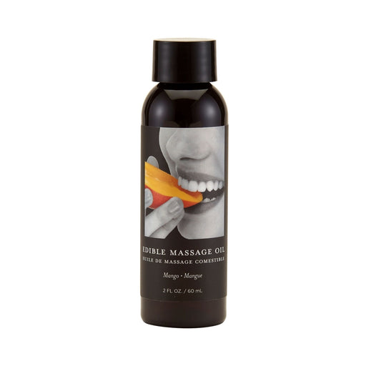 Earthly Body Edible Massage Oil Mango 2oz | cutebutkinky.com