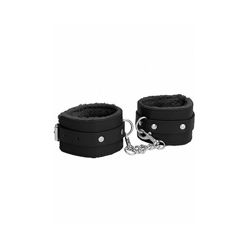 Ouch! Plush Leather Wrist Cuffs | cutebutkinky.com