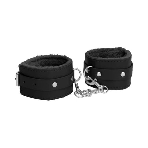 Ouch! Plush Leather Ankle Cuffs | cutebutkinky.com