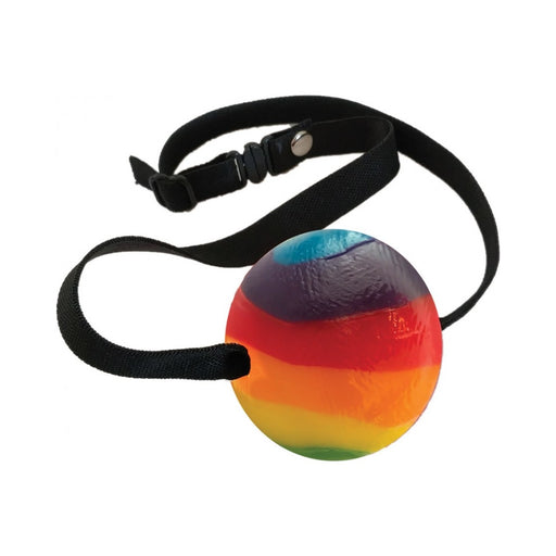 Rainbow Candy Ball Gag | cutebutkinky.com