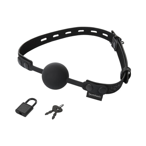Sincerely, Ss Locking Lace Silicone Ball Gag | cutebutkinky.com