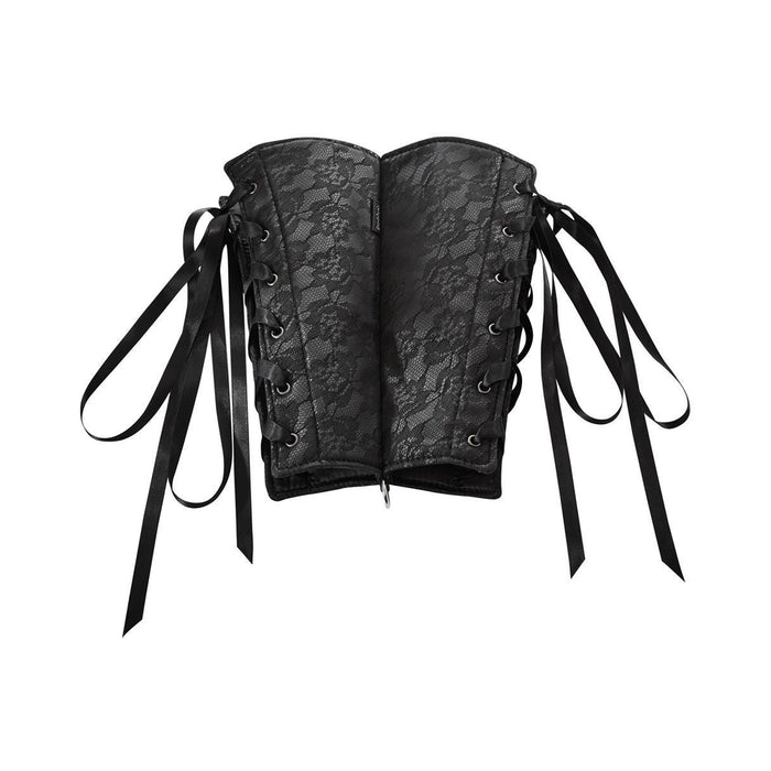 Sincerely Lace Corset Arm Cuffs O/S Black | cutebutkinky.com