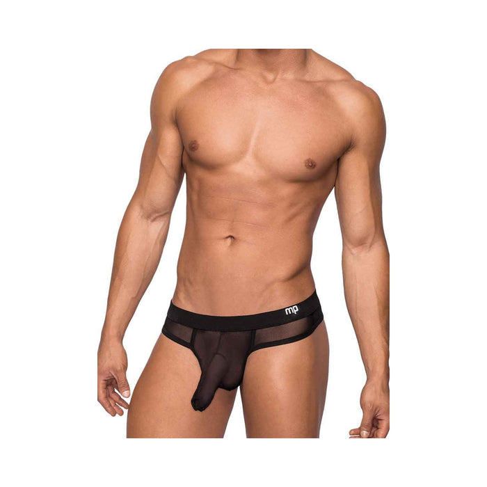 Male Power Hoser Hose Thong Black S/M | cutebutkinky.com