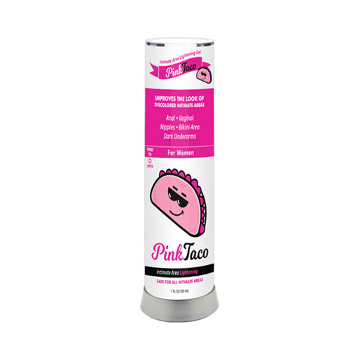 Pink Taco Intimate Area Lightening Gel 1oz Bottle | cutebutkinky.com